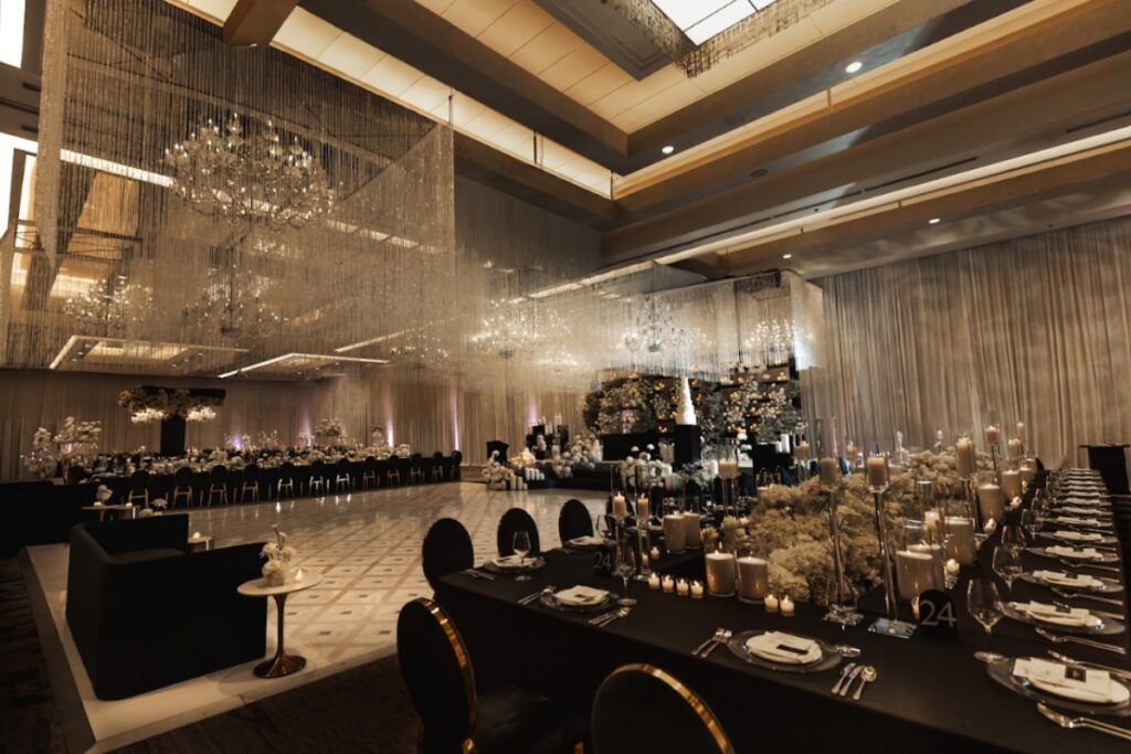 elegant wedding reception showing results of a seamless wedding payment schedule