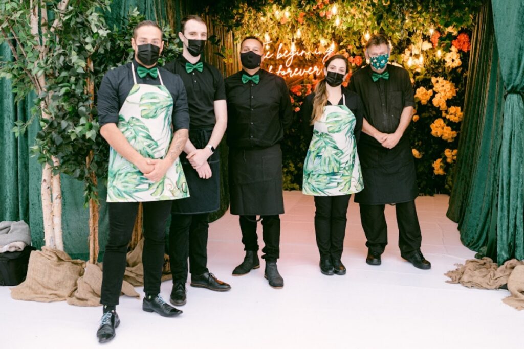 wedding vendor team coordinating details using a clear wedding payment schedule